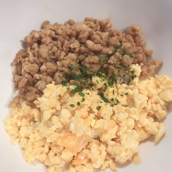 ランチにピッタリ☆そぼろ丼